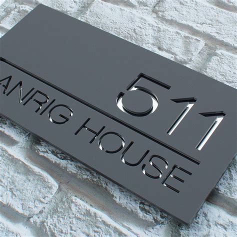 is acrylic or metal house numbers|acrylic house name signs.